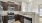 a kitchen with black appliances